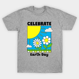 EARTH Day Celebration Nature And Flowers T-Shirt